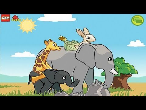 Lego Duplo Zoo - Gameplay Review Animation - Lego Cartoon Games for Kids