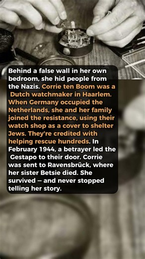 Corrie ten Boom Hid Jews Behind A Secret Wall #short #history #ww2