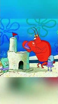 SpongeBob Can’t Swim But Works as a Lifeguard. #usa #cartoon#animation#fyp