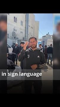 Gaza's story in sign language