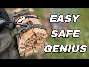 Simple but Brilliant Bushcraft Safety & Utility Trick DIY