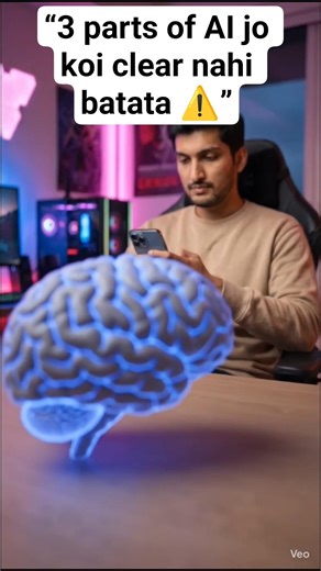 “Nobody Explains AI Like This 🤯 (3 Parts You Must Know)” #ai #facts