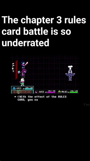 The chapter 3 rules card battle is so underrated #spamton #undertale #undertale #sansmeme #deltarune