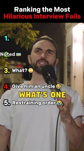 Ranking the Most Hilarious Interview Fails