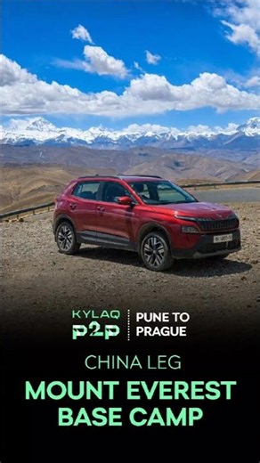 Skoda Kylaq P2P: Mt. Everest Base Camp #shorts