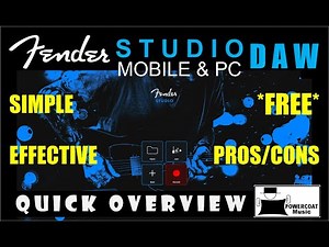 Fender Studio: FREE Mobile & PC DAW Quick Overview
