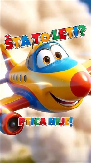 Šta leti nebom? Avion mozgalica za decu ✈️