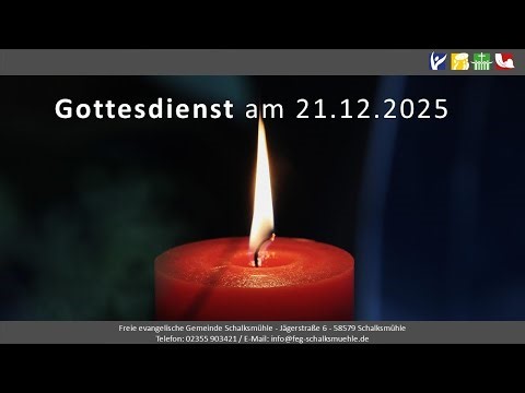 21.12.2025 - Gottesdienst der FeG Schalksmühle