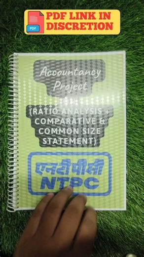 Accountancy Project File on NTPC (CBSE CLASS 12th) #project #viral #trending #schoolproject