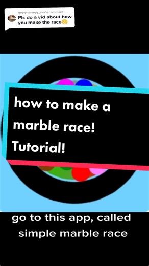 Replying to @eyyy_nor How to make a marble race! Tutorial! #marblerace #marbleracing #simplemarblerace #tutorial #how #help #geography