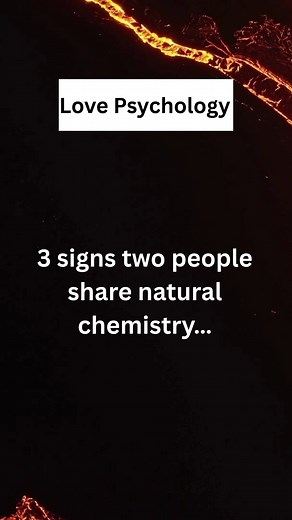 3 signs two people share natural chemistry…#fblifestyle #NaturalChemistryVibes #EffortlessConnection #SilentSpark #shorts | Daily Psychology Facts 0.1