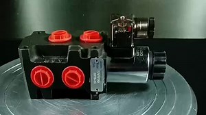 24 GPM  12v DC Hydraulic Solenoid Selector Diverter Valve