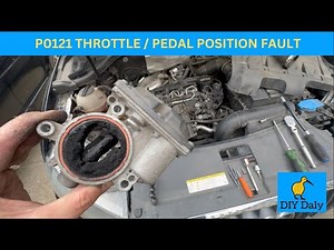 Audi Q3 TDI P0121 Throttle / Pedal position sensor fault fixed