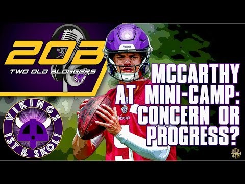 J.J. McCarthy at Vikings Mini-Camp: Concern or Progress?