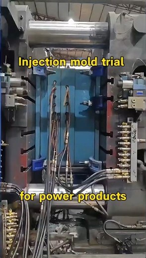 Injection mold trial for power products | Injection mold manufacturer in China. #injectionmold