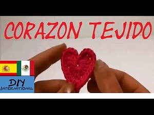 CÓMO TEJER UN CORAZÓN - TUTORIAL DIY