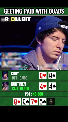 Wait for the painful reveal! #poker #pokerstrategy #pokerstars #shorts
