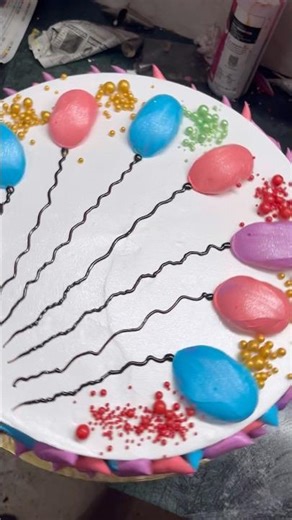 Balloons cake design cakes ideas 🎂