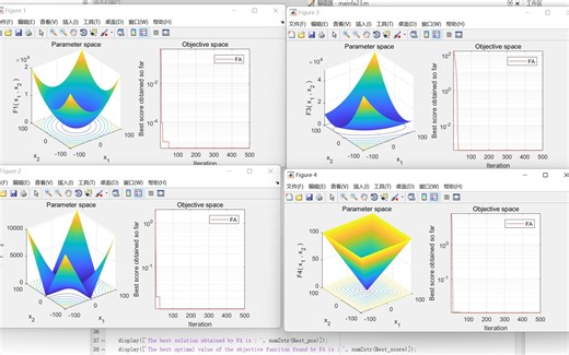萤火虫搜索算法(FA)对23种测试函数的Matlab代码