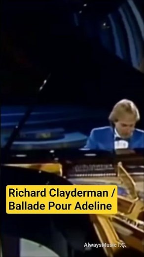 🎹 A timeless piano masterpiece…Richard Clayderman performing the unforgettable “Ballade Pour Adeline