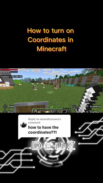 How to Enable Coordinates in Minecraft