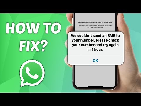 How to Fix We Couldn’t Send SMS To Your Number, Please Check Your Number and Try Again on WhatsApp