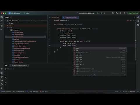 Slow-Fast Pattern - Cycle Detections -Coding