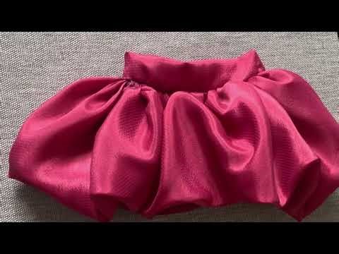 How to sew bubble skirt easily