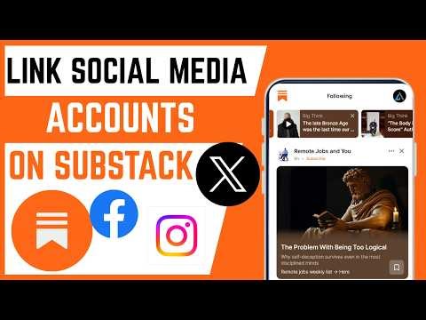 How To Link Other Social Media Accounts On Substack