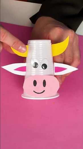 🐄 Springy Cow Fun ✨ DIY Toy You’ll Love 🎉