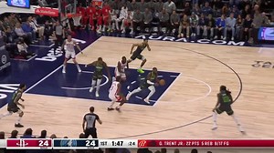 Christopher block at the rim in transition