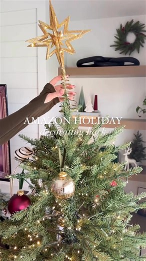 🎄Keep your tree topper standing tall and steady all season long! This universal Christmas tree topper stabilizer fits any tree type — no more leaning or falling ornaments. ✨Made from durable green metal, it blends right in while providing rock-solid support. 🔧Adjustable attachments make it easy to fit any topper securely. 🌟Just twist, lock, and enjoy a perfectly balanced, picture-perfect Christmas tree! | Consistous-9