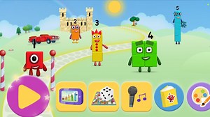 NumberBlocks 数字积木 数字方块 数字宝宝 写数字 开车 划船 游戏