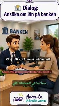 🌟 Vanliga frågor och svar på svenska🏦 Dialog Ansöka om lån på banken