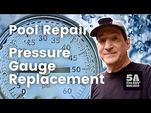 Swimming Pool Sand Filter Pressure Gauge Replacement