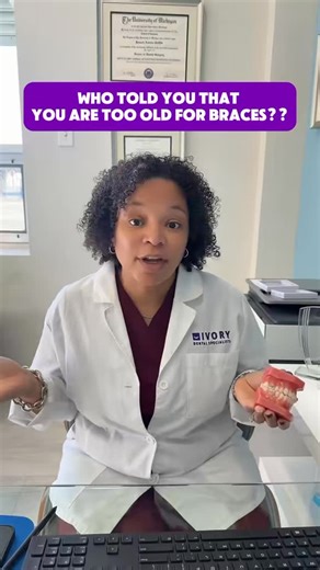 You are never to old for straight teeth and a beautiful smile!!!#ivorydentalspecialistsofauburngresham #braces #ivorydentalspecialistsofkenwood | Ivory Dental Specialists LLC | Facebook