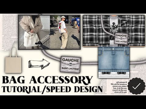 how to make a bag accessory detailed | roblox clothing tutorial & speed design 👜