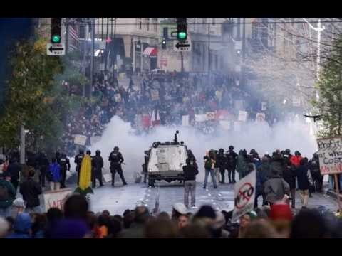 14 - 30 novembre 1999 La Bataille de Seattle anti-WTO (Seattle, USA)