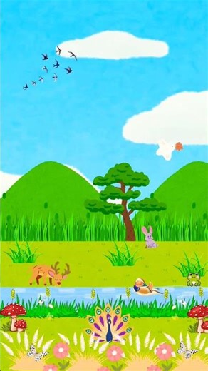 Beautiful Nature || Animation Move 2D #animationmove #2danimation #fyp #beautifulnature #shorts