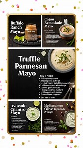 502 reactions · 193 shares | 10 Aioli Variation Recipes ❤️ WE OFFER YOU THESE RECIPE IN EXCHANGE FOR A SIMPLE THANK YOU  (The recipe and instructions are in the images ) #fypageシ #fypシ #fyp #sauce #aioli | Kheng Chea | Facebook