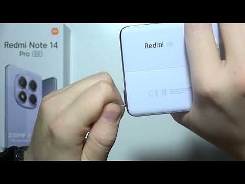 Redmi Note 14 Pro: How to Insert SIM Card