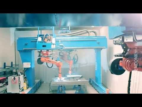 Web welding - Robot welding of micro panels for shipbuilding