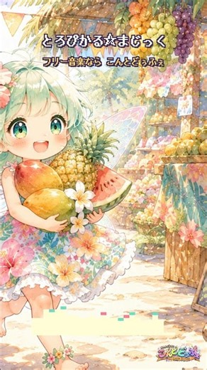 とろぴかる☆まじっく 夏のフリーBGM / Tropical☆Magic - Summer Free BGM #shorts