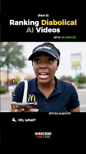Ranking Diabolical AI Videos (Part 9) #shorts #funny #viral