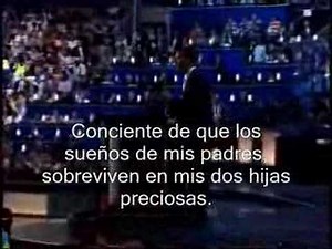 PART1: Barack Obama - Yes we can - DNC '04 Spanish