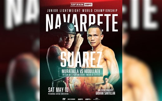 Emanuel Navarrete vs. Charly Suarez: Fight card, date, start time, streaming, how to watch, venue, and more