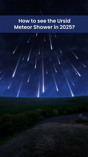 ☄️ Ursids, the last meteor shower of 2025, is about to peak! #meteorshower #nightsky | The Secrets Of The Universe