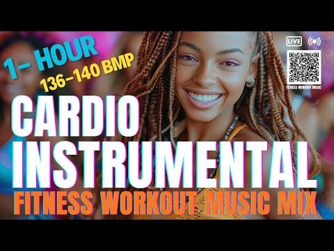 1 Hour Cardio Instrumental Fitness Worcout music 136-140 BMP