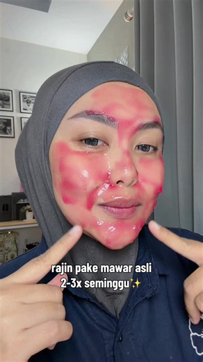 Rose Gel Mask Damask Rose Glad2glow: Masker Mawar untuk Kulit Kering