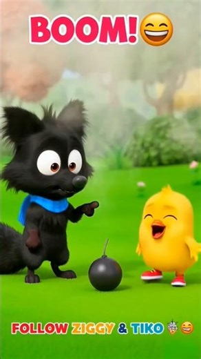 Ziggy Explodes?! 😱💣 #3d #kidsanimation